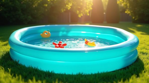 Une piscine gonflable pas chère qui réinvente l'été