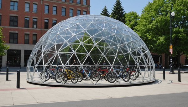 Abri vélo dôme : capacité, installation et matériaux innovants